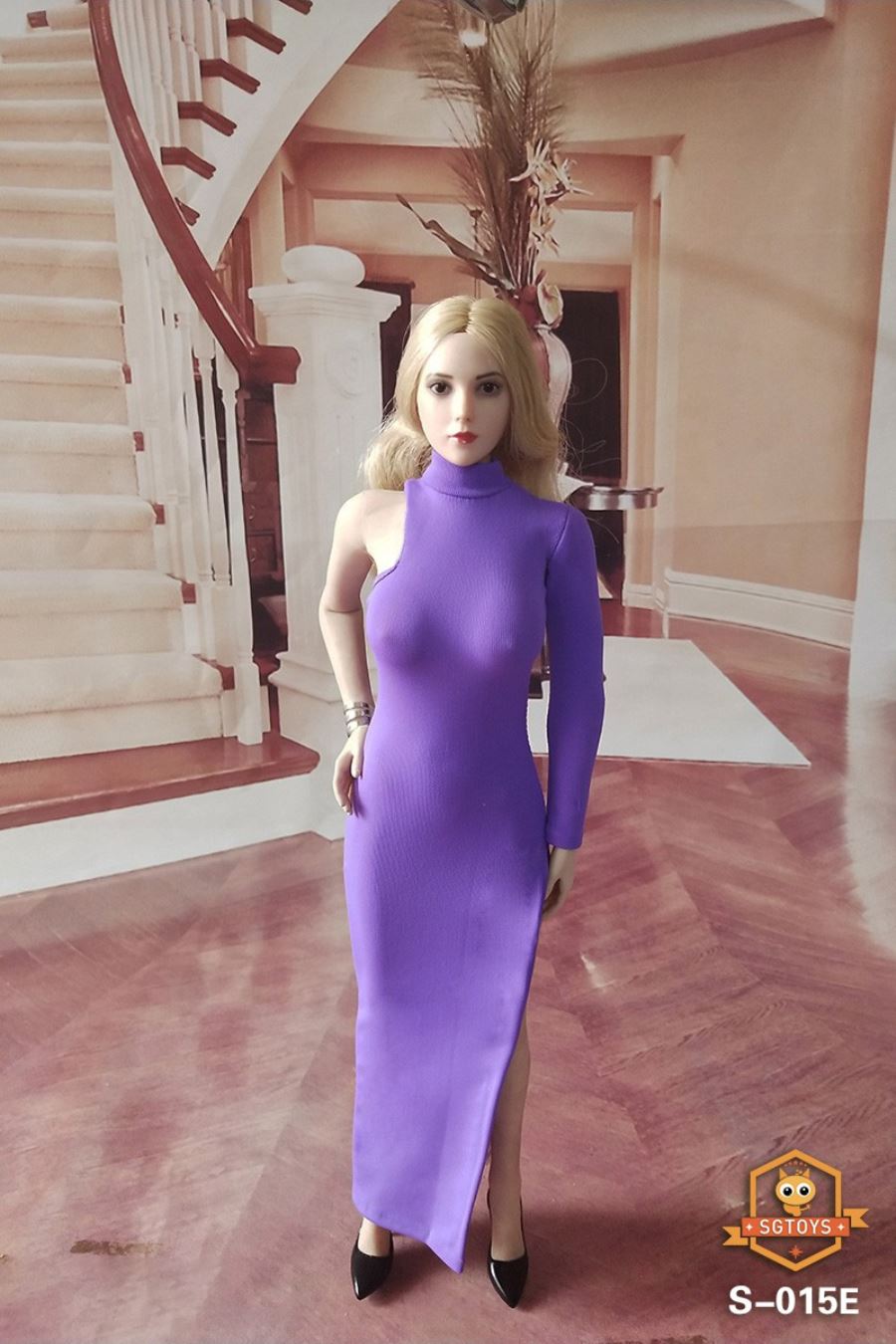 1/6 sexy ladies evening dress long skirt suit