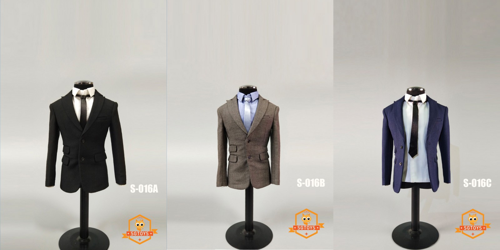 1/6 men's narrow shoulder suit