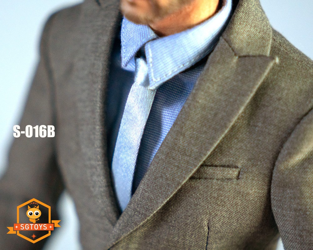 1/6 men's narrow shoulder suit