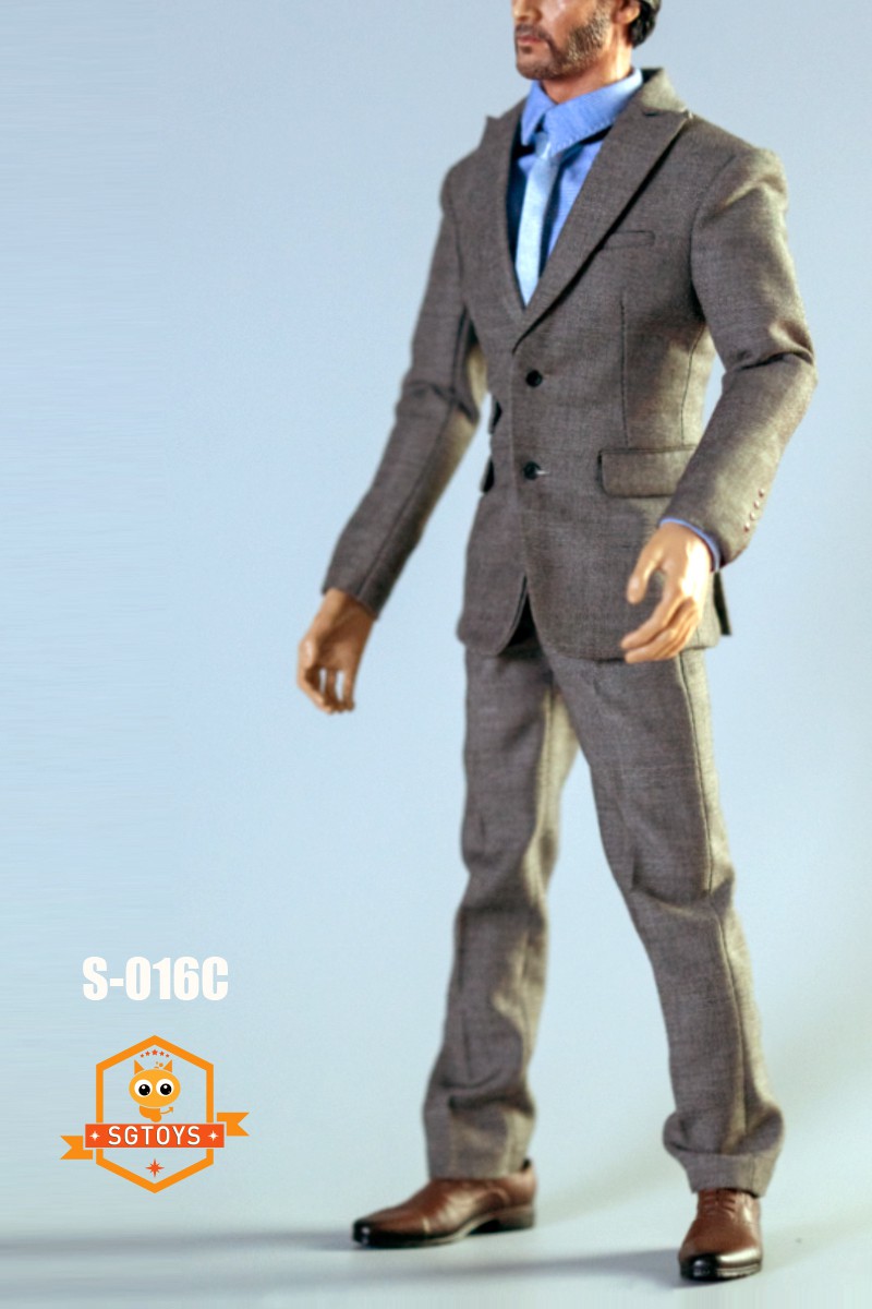 1/6 men's narrow shoulder suit