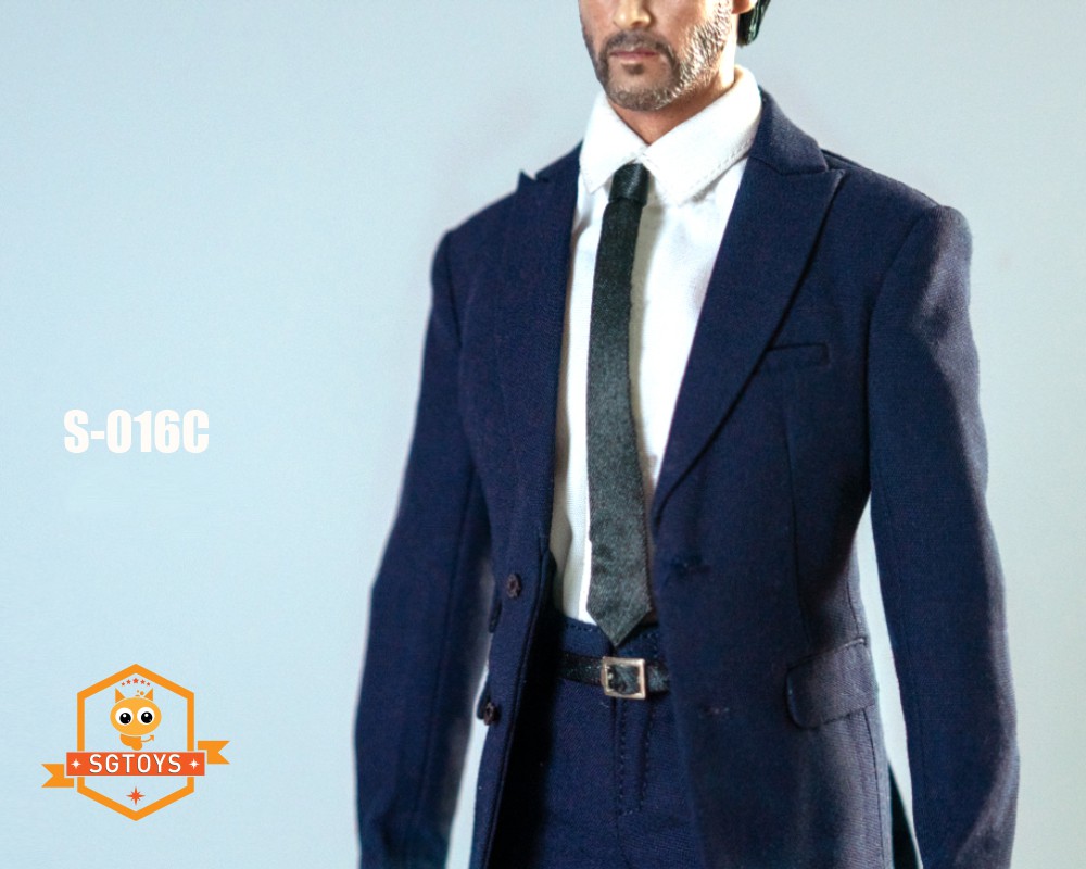 1/6 men's narrow shoulder suit