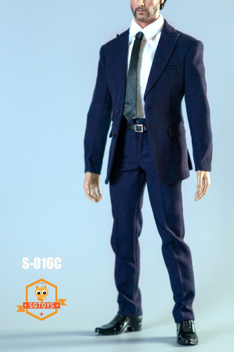 1/6 men's narrow shoulder suit
