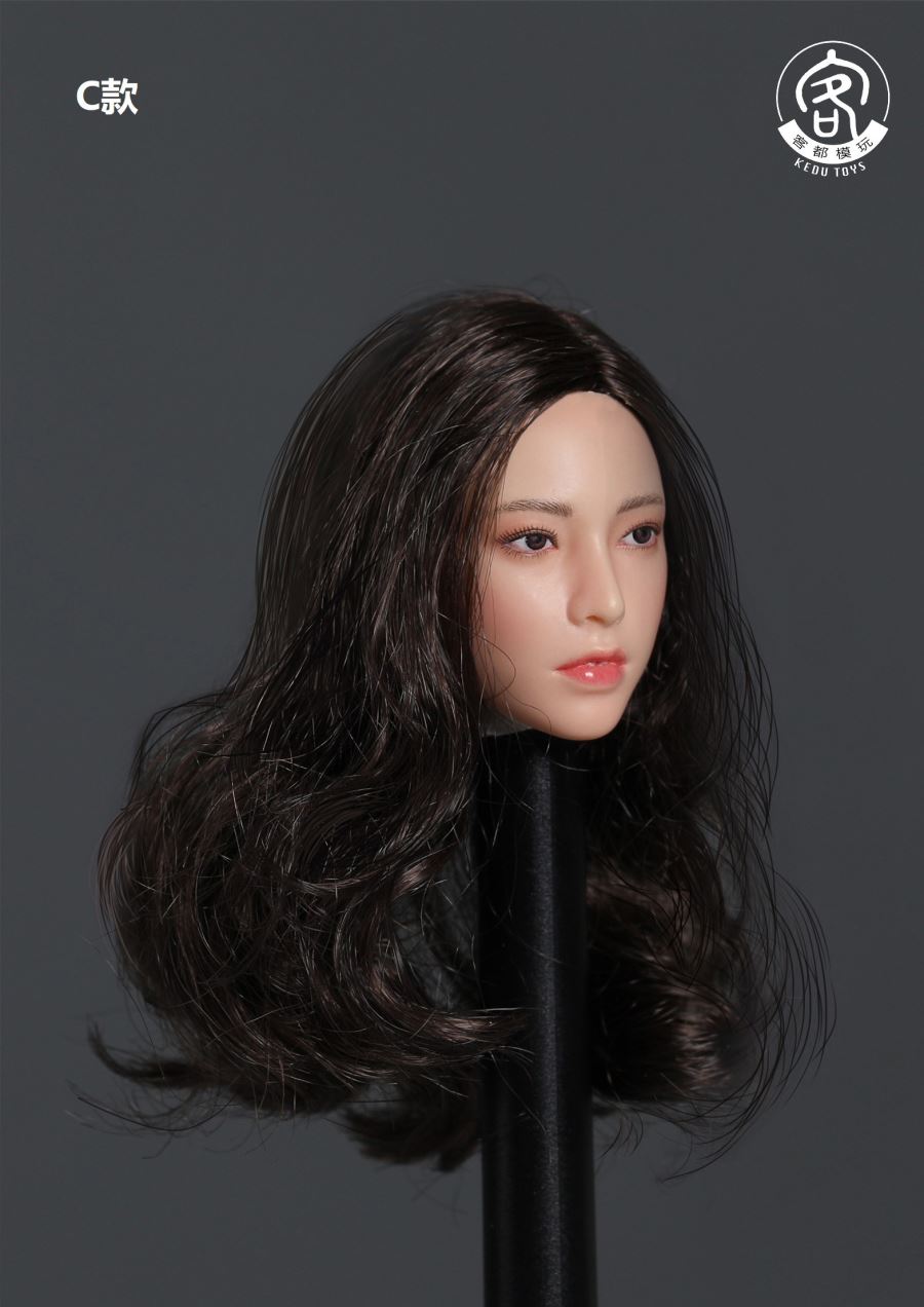 1/6 Asian beauty head carving