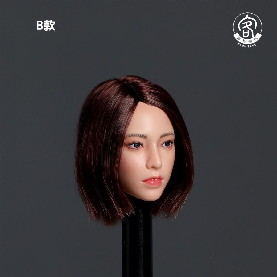 1/6 Asian beauty head carving