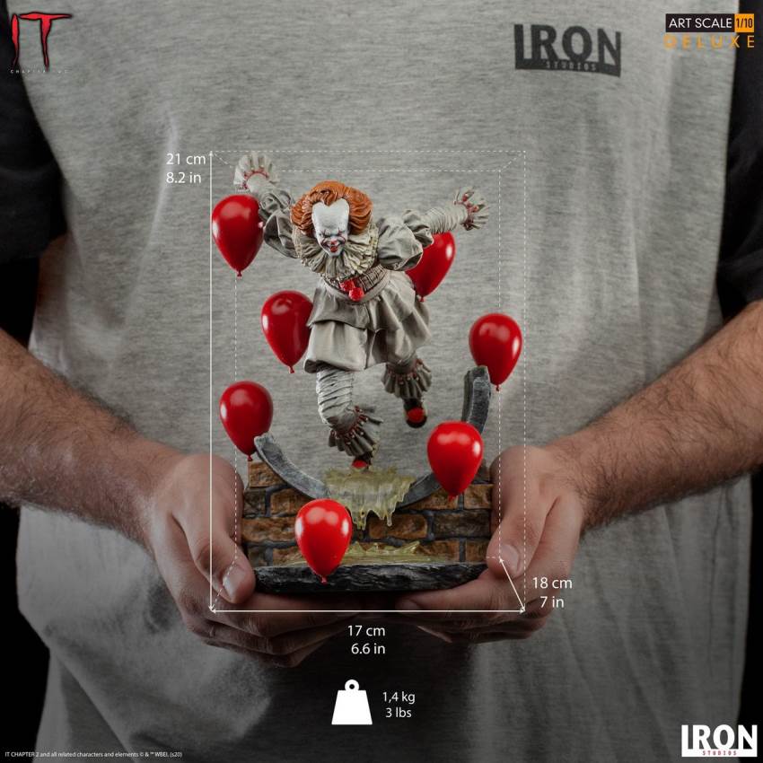 Pennywise Deluxe Art Scale 1/10 - IT Chapter Two
