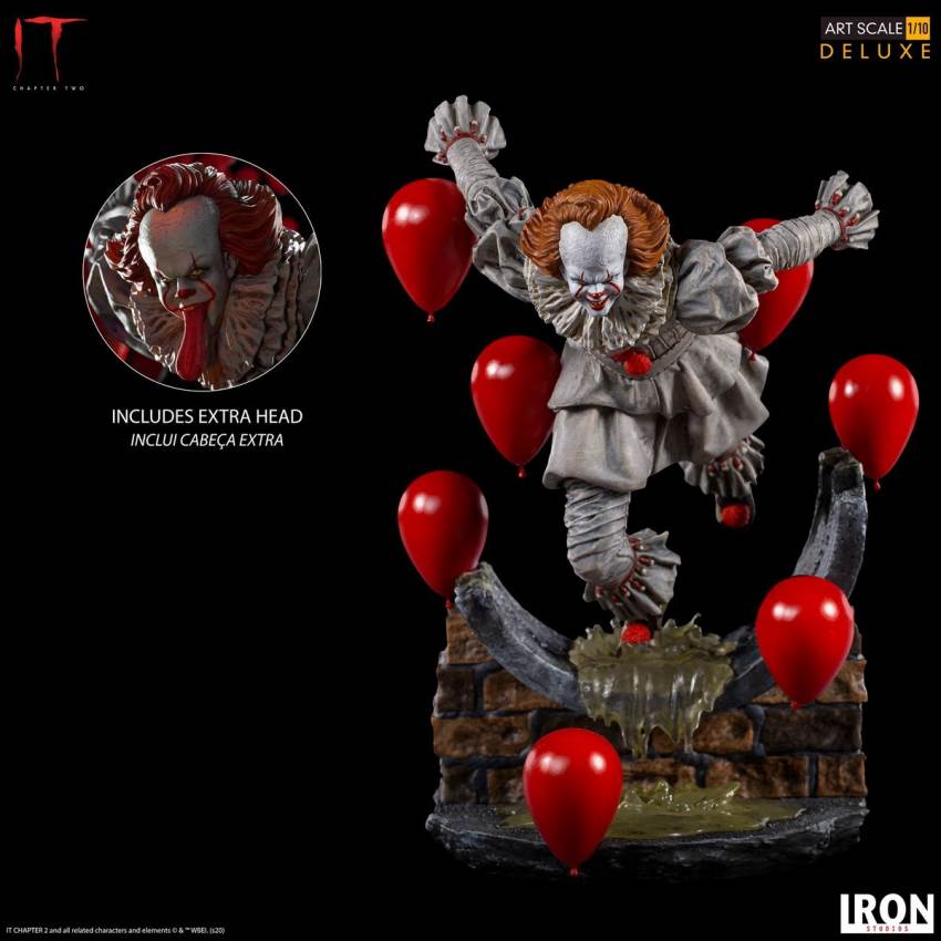 Pennywise Deluxe Art Scale 1/10 - IT Chapter Two