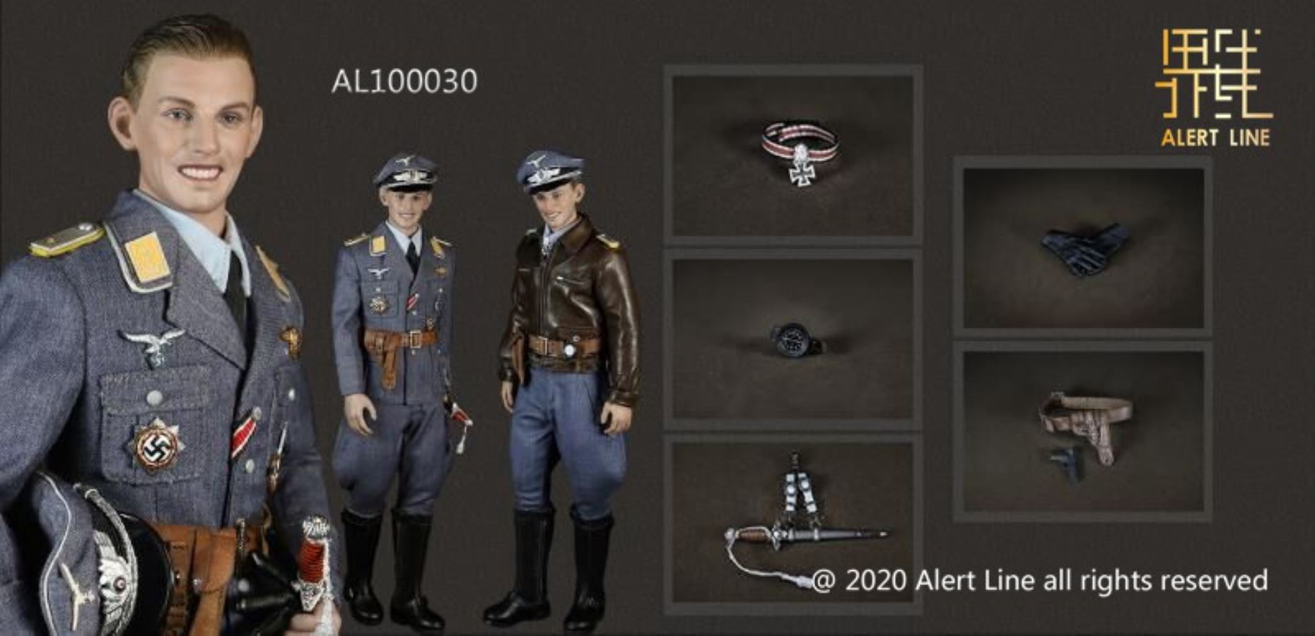 1/6 WWII Luftwaffe Fighter Ace