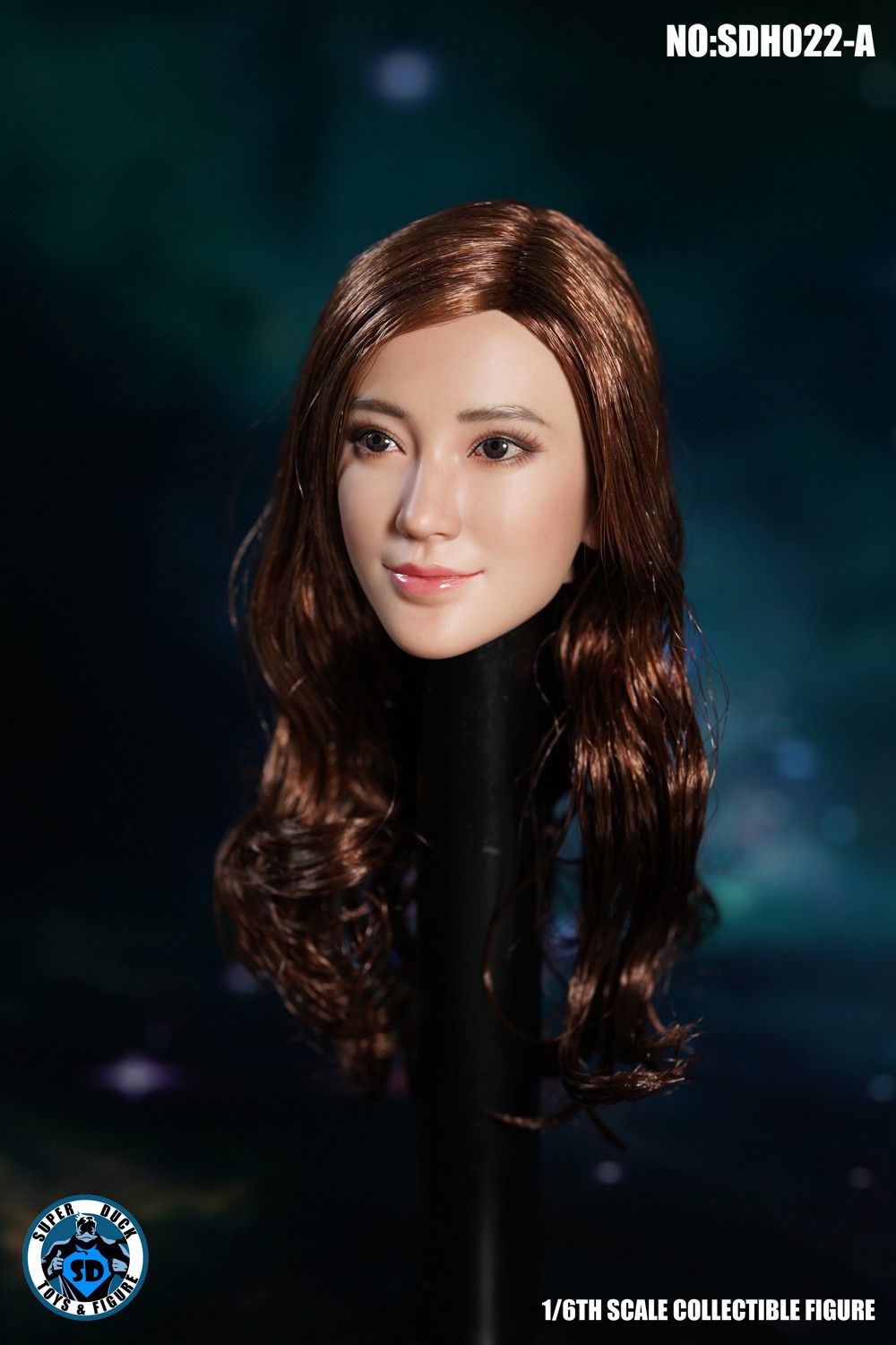 1/6 Asian Female Head Carving SDH022