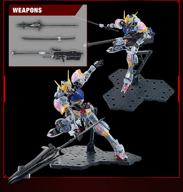 MG 1/100 Mobile Suit Gundam Iron-Blooded Orphans ASW-G-08 - Gundam Barbatos [Clear Color]