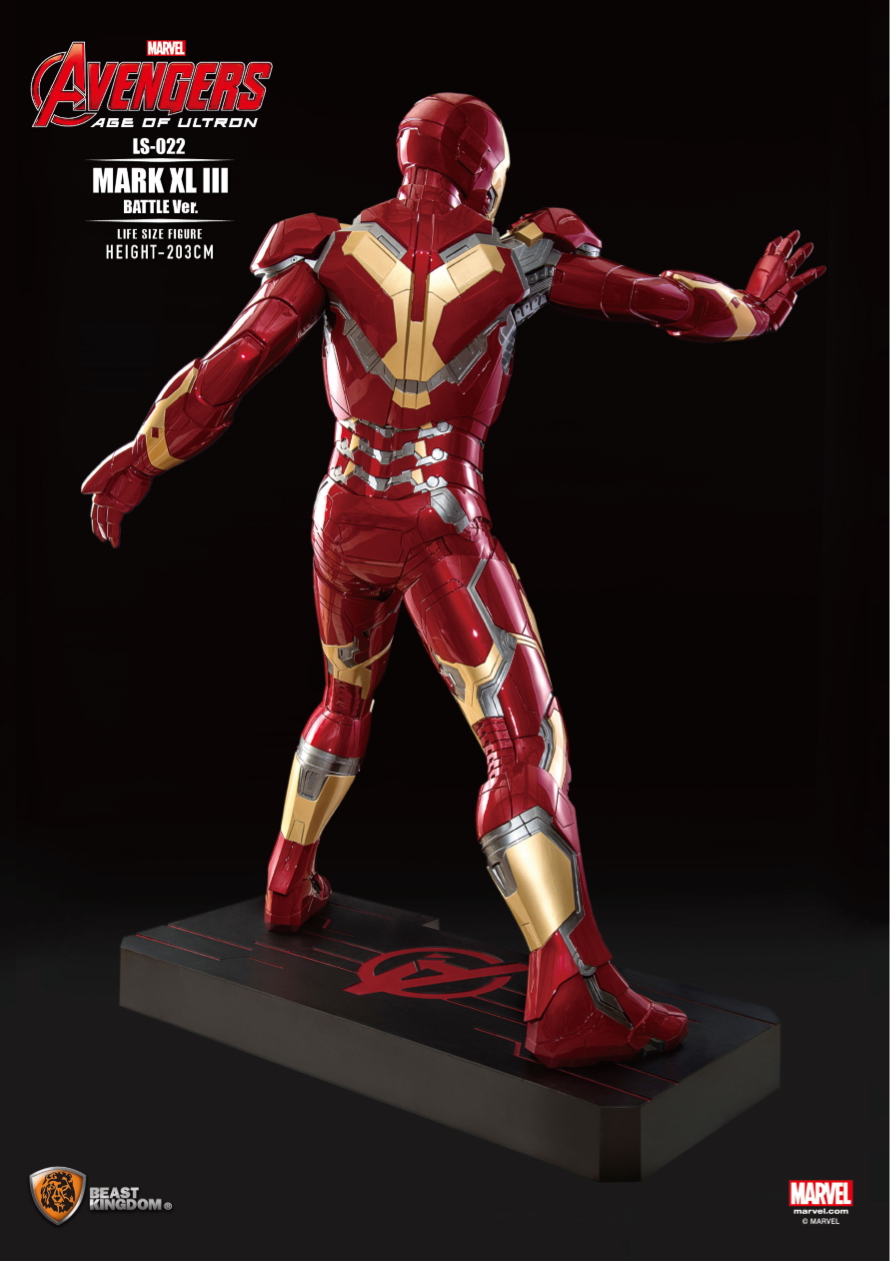  1/1 Avengers: Age of Ultron - Iron Man Mark 43 Battle Edition