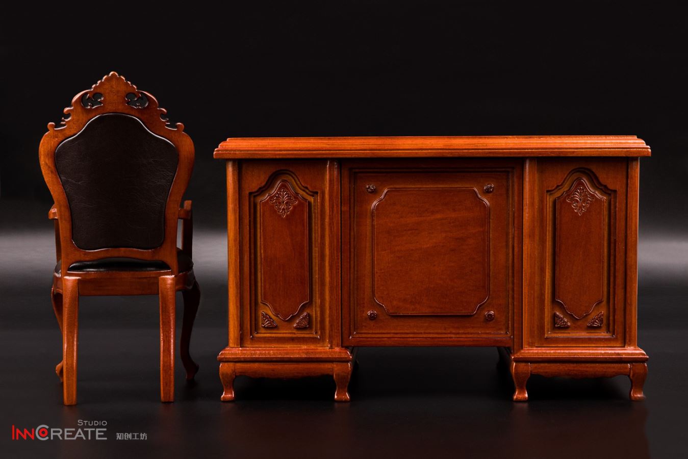 1/6 19th century solid wood classical furniture model set 1 (#NC-001)