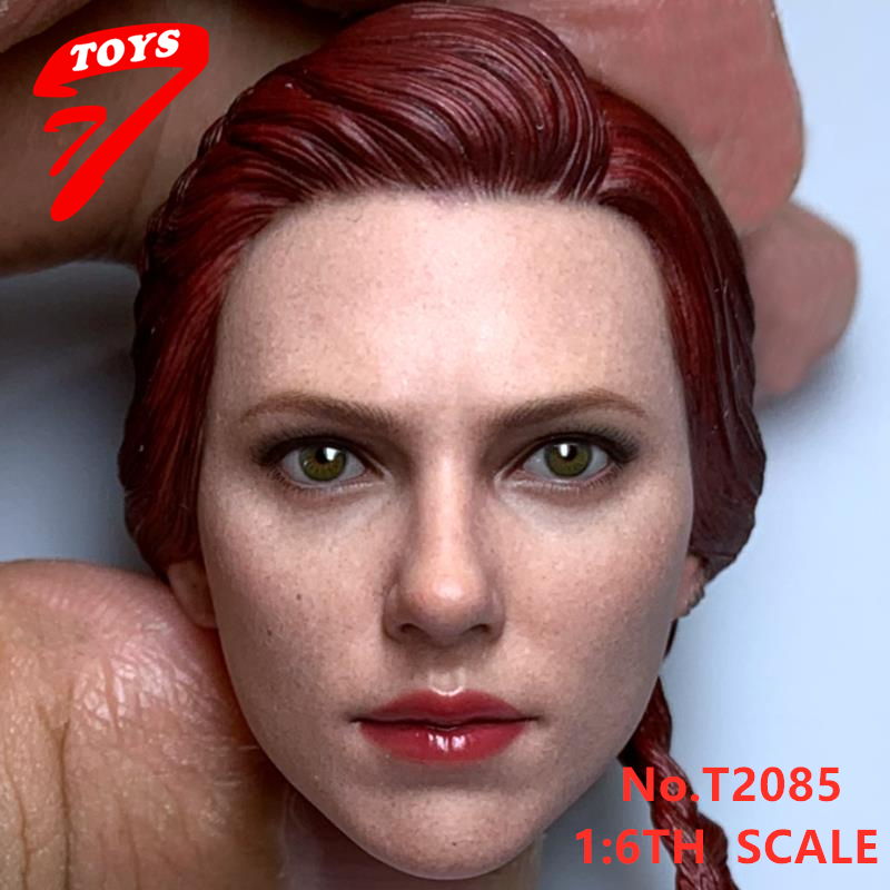 T2085 1/6 Black Widow 7.0 Scarlett Johansson Female Headsculpt