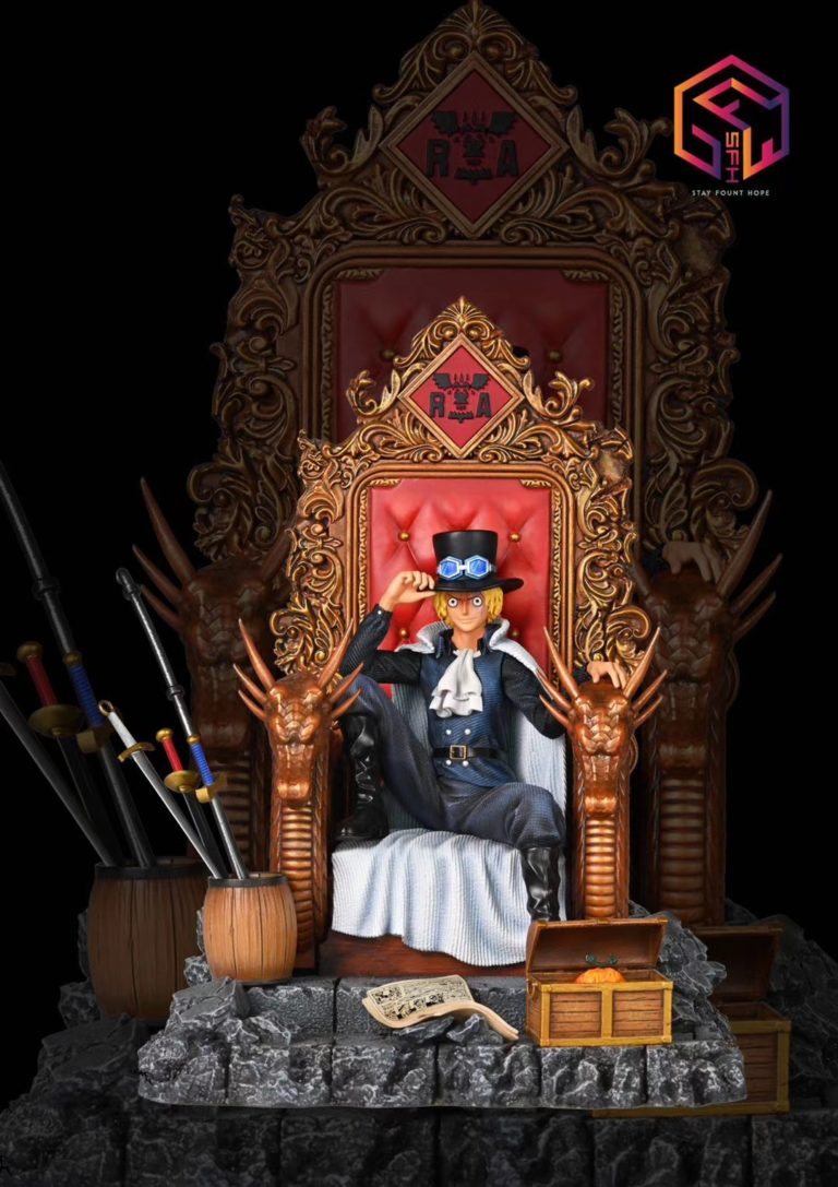 Sabo on Throne