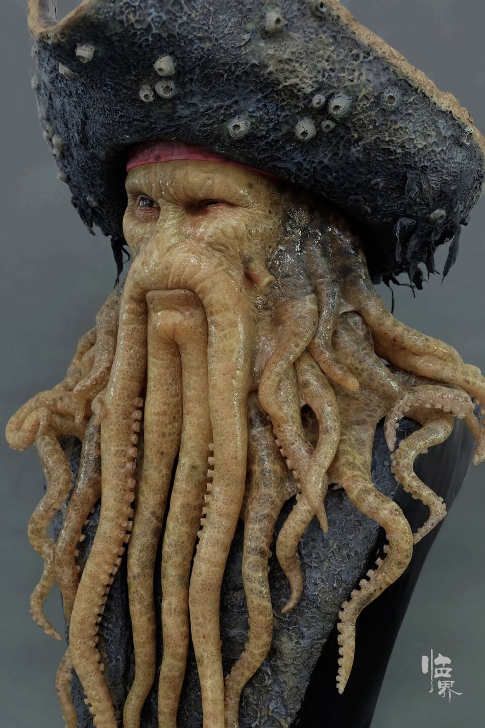 1:1 Silicone Bust Captain David Jones Octopus