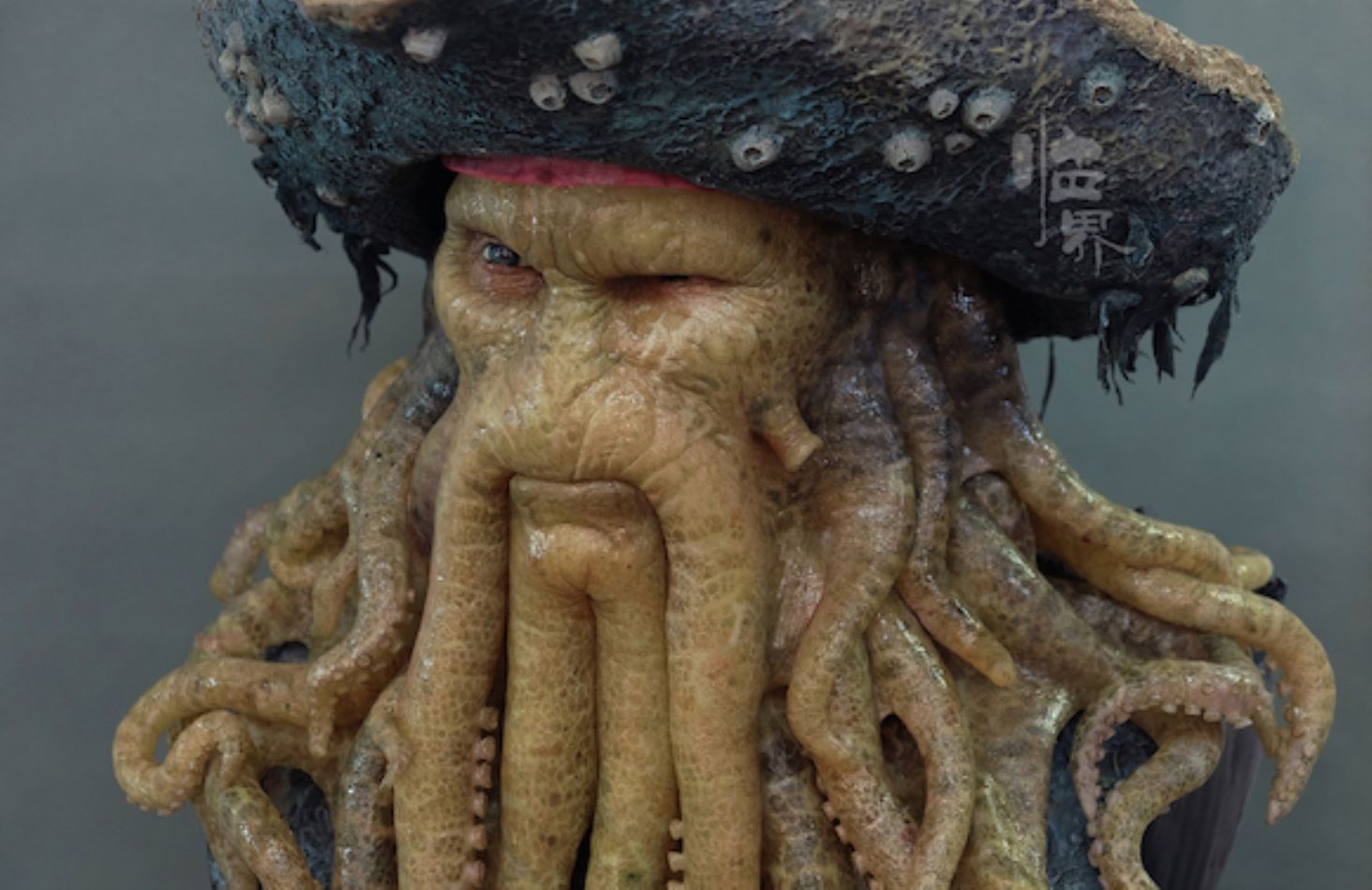 1:1 Silicone Bust Captain David Jones Octopus
