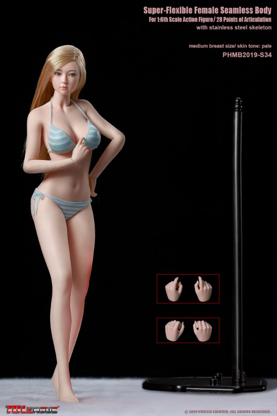 1/6 Female Super-Flexible Seamless Body - S34 / S35