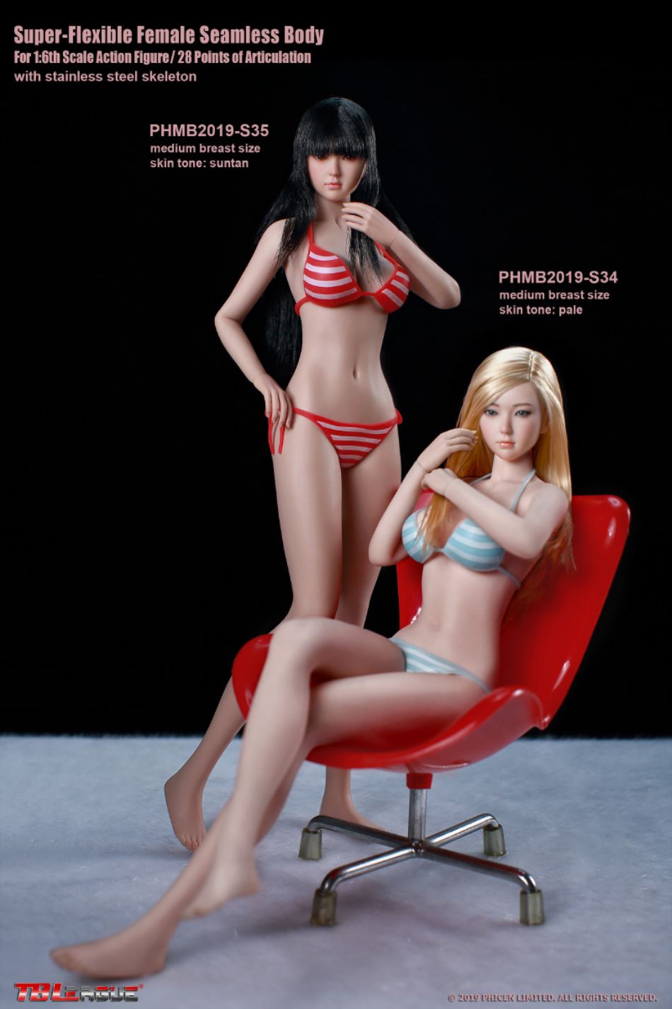 1/6 Female Super-Flexible Seamless Body - S34 / S35