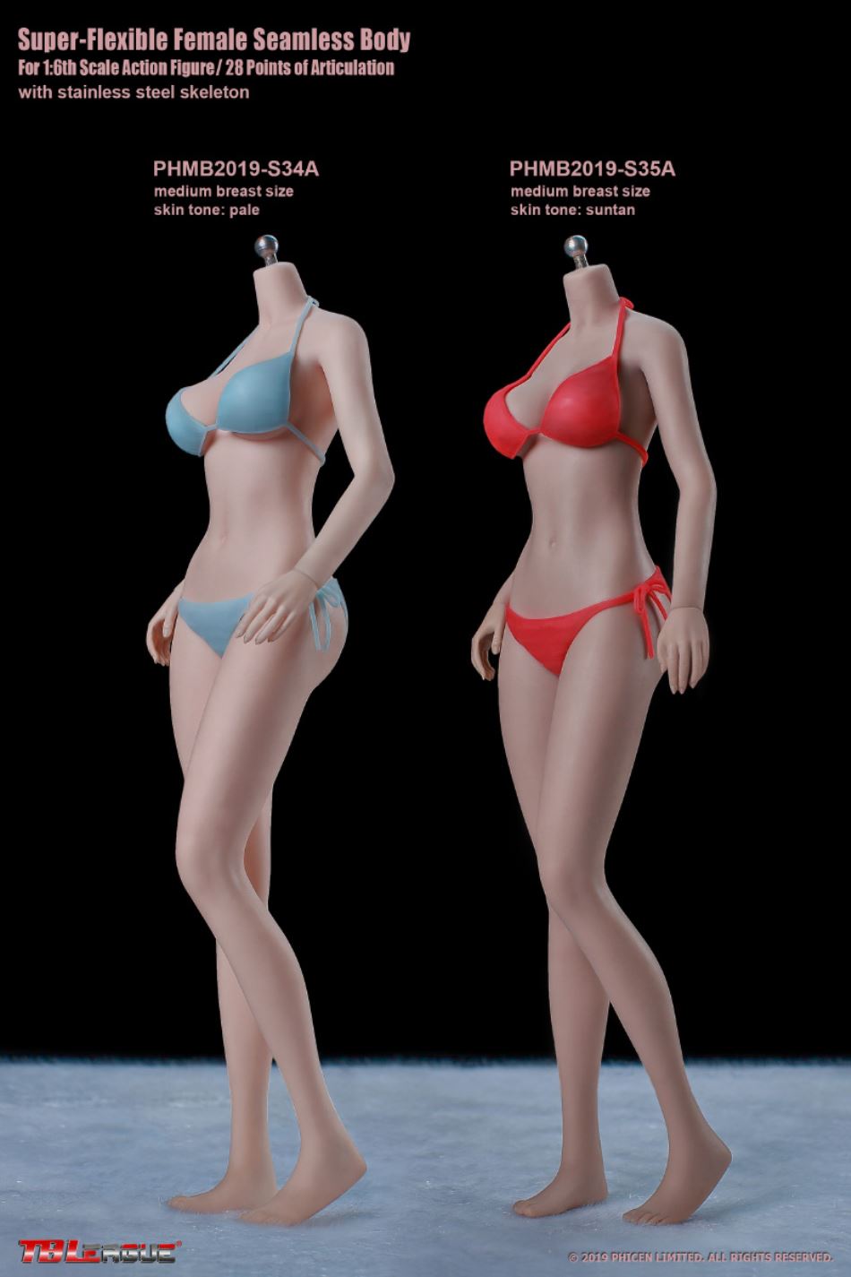 1/6 Female Super-Flexible Seamless Body - S34 / S35