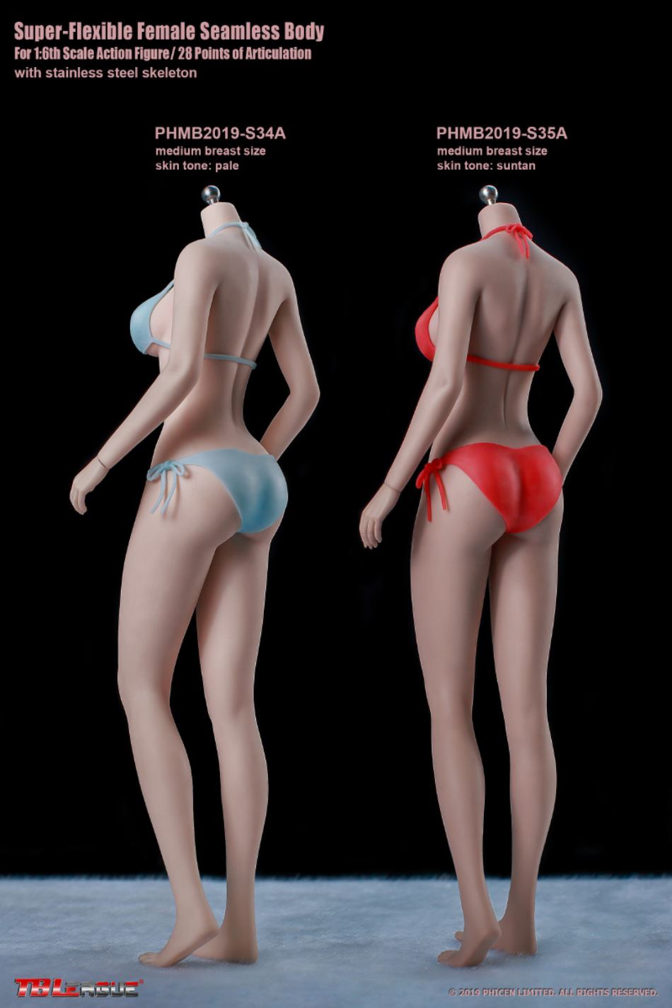 1/6 Female Super-Flexible Seamless Body - S34 / S35