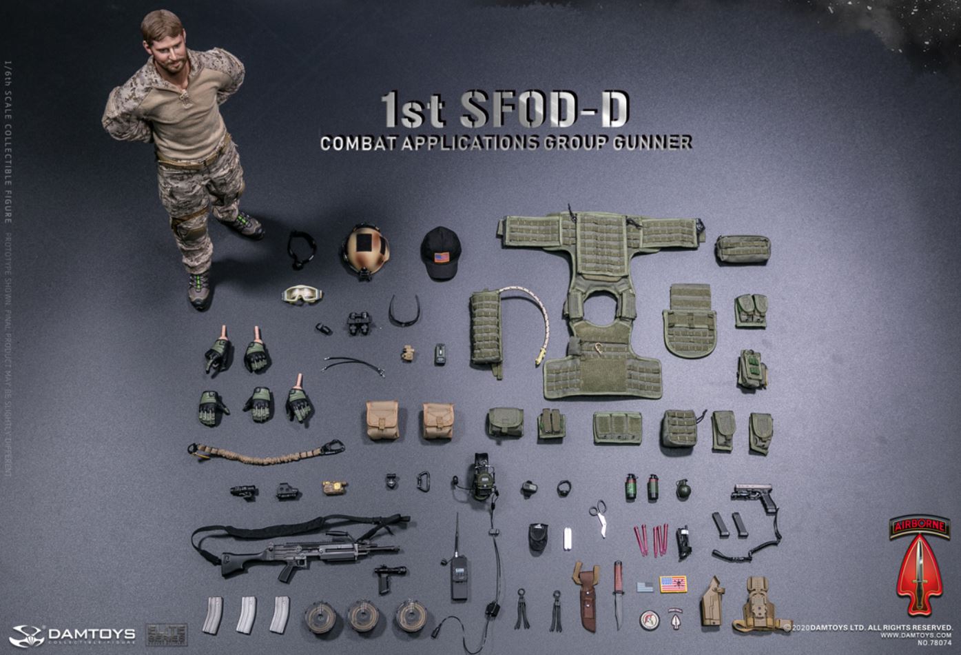 1/6 1st SFOD-D Combat Applications Group GUNNER