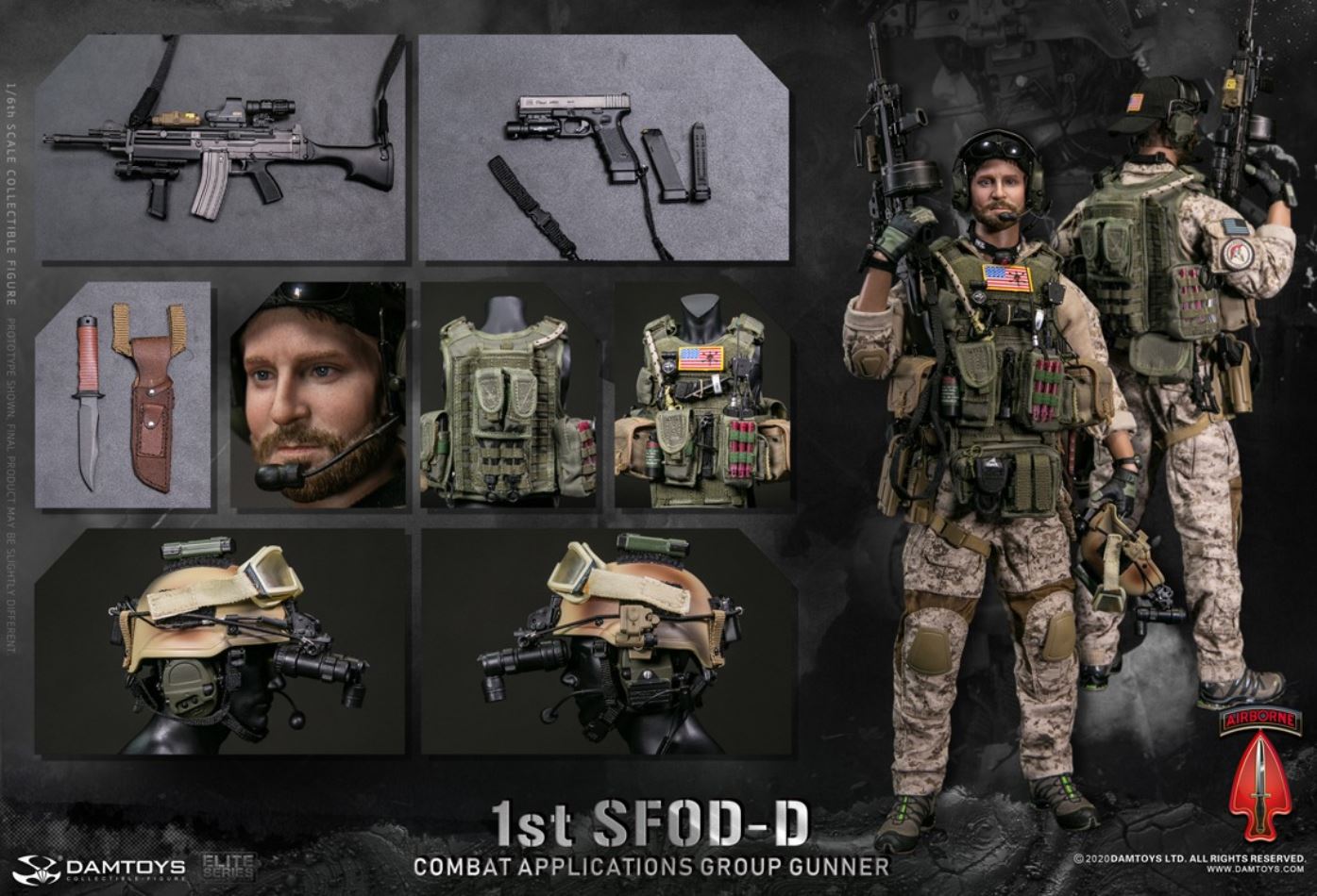 1/6 1st SFOD-D Combat Applications Group GUNNER