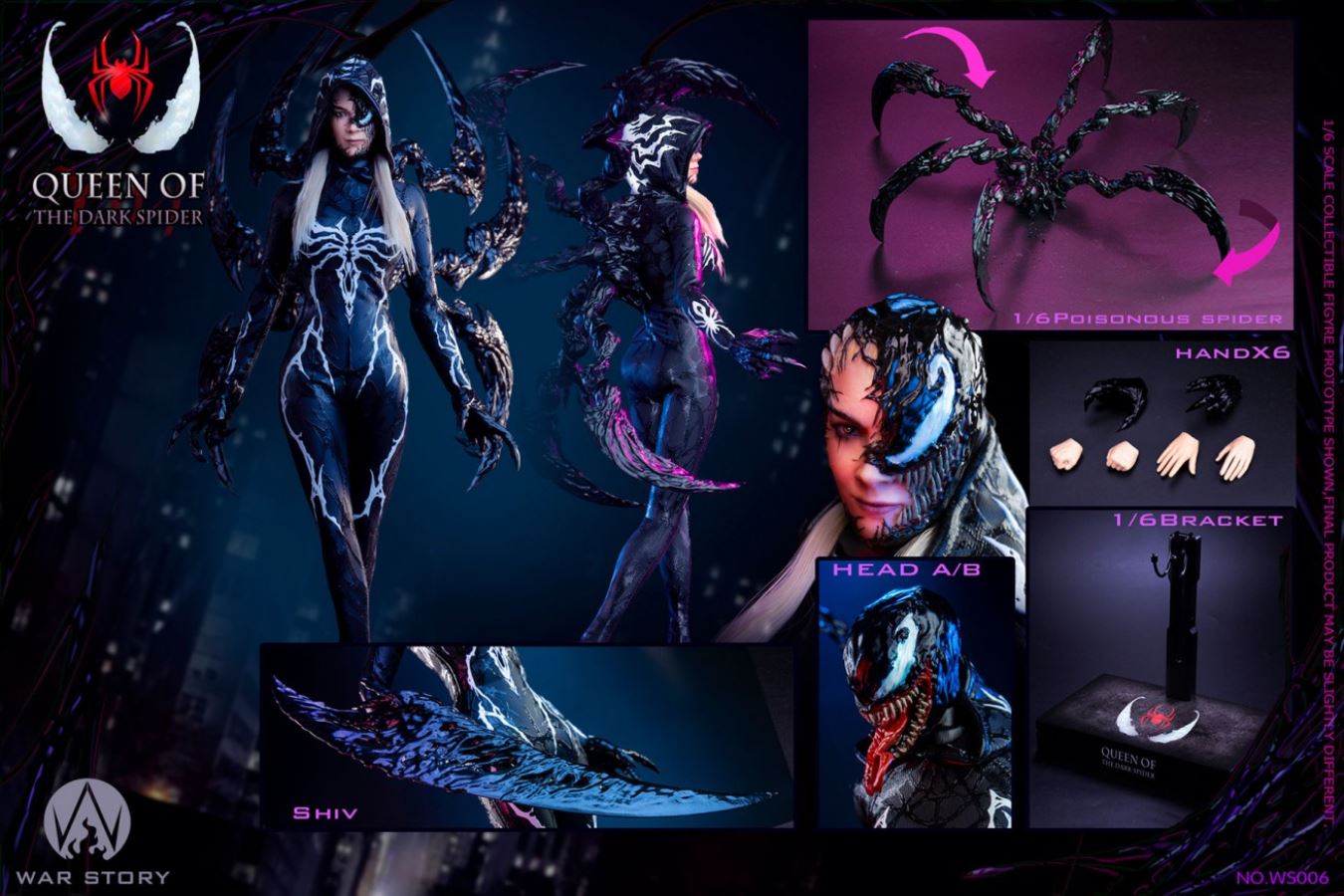 1/6 Queen of the Dark Spider B: Delux (#WS006)