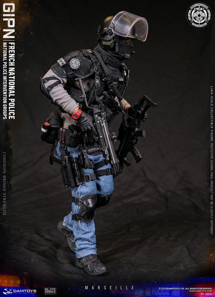 1/6 GIPN French National Police Intervention Team Marseille
