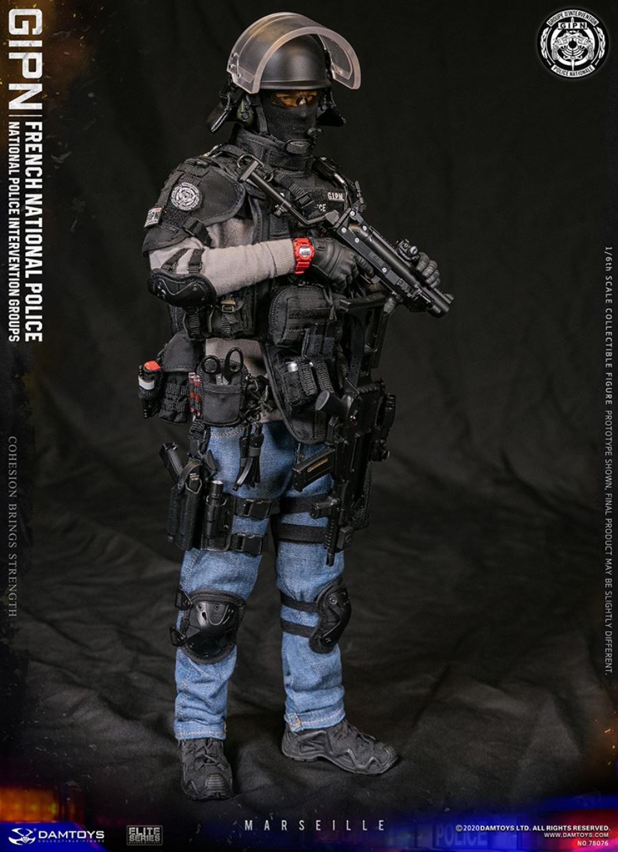 1/6 GIPN French National Police Intervention Team Marseille