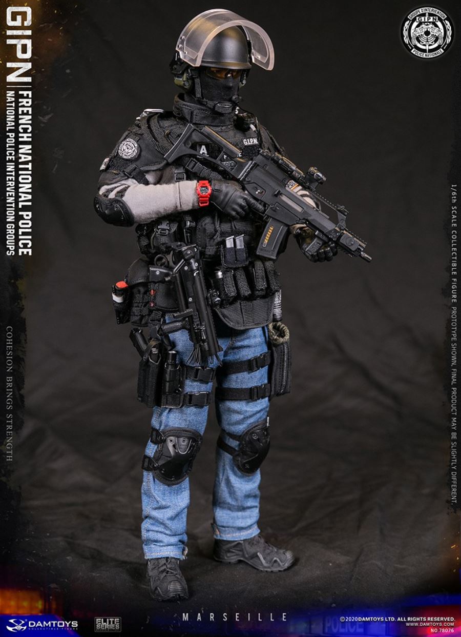 1/6 GIPN French National Police Intervention Team Marseille