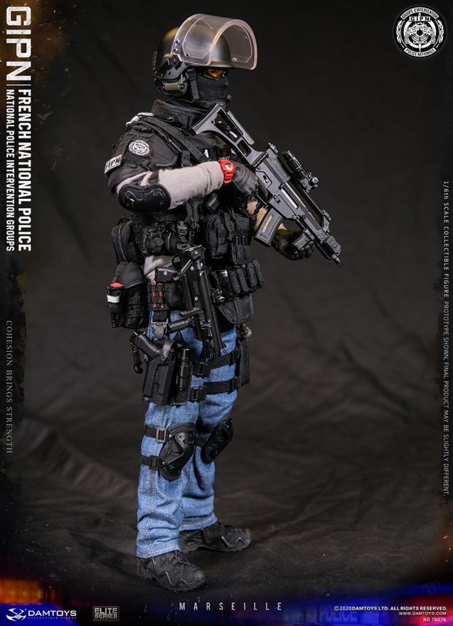 1/6 GIPN French National Police Intervention Team Marseille