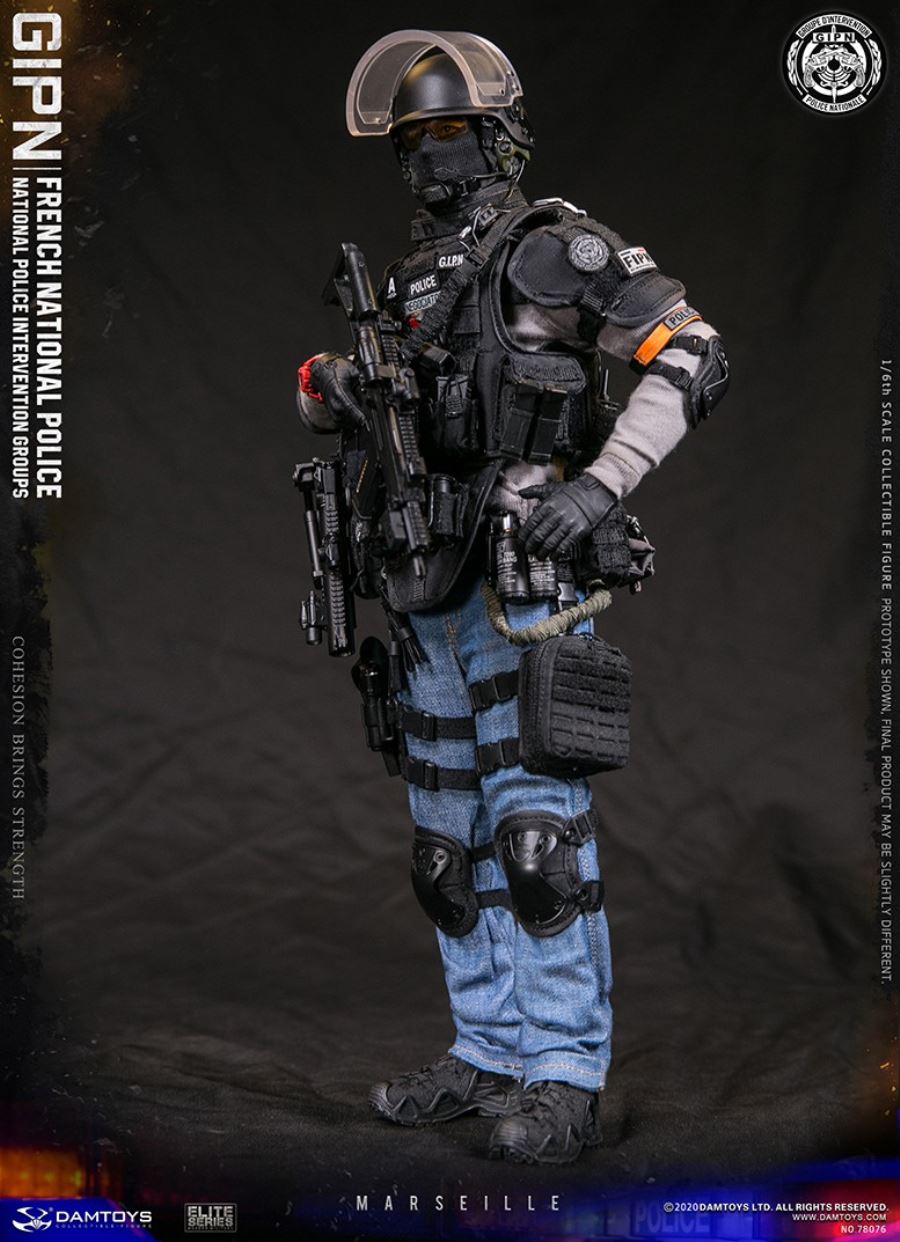 1/6 GIPN French National Police Intervention Team Marseille