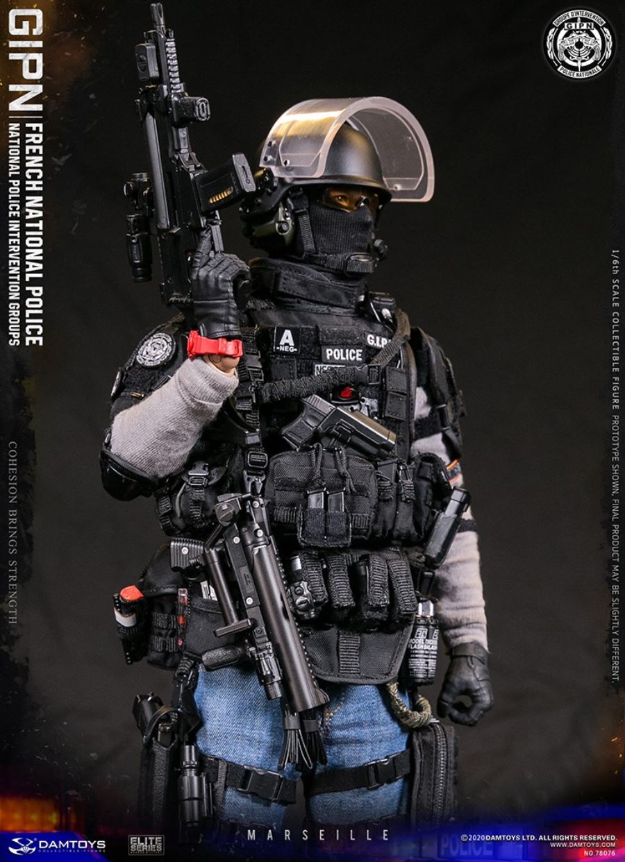 1/6 GIPN French National Police Intervention Team Marseille