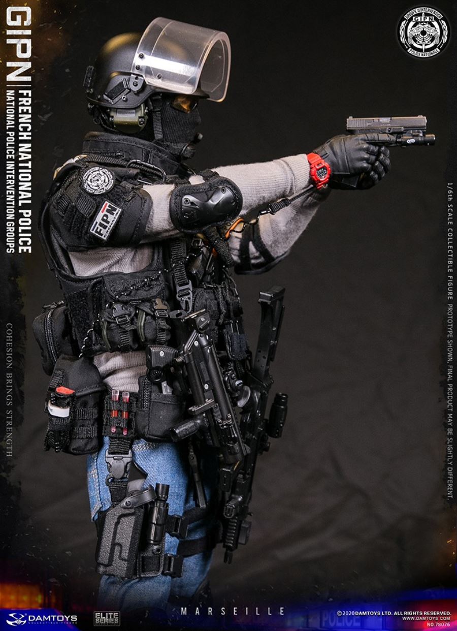 1/6 GIPN French National Police Intervention Team Marseille