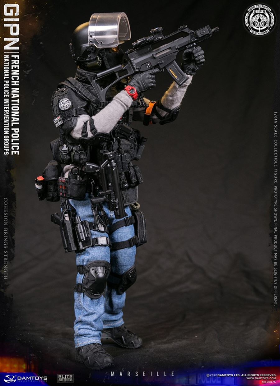 1/6 GIPN French National Police Intervention Team Marseille