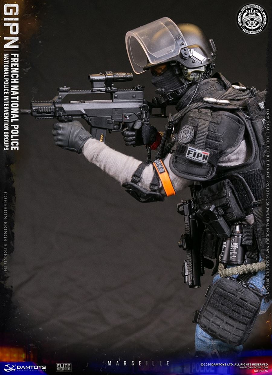 1/6 GIPN French National Police Intervention Team Marseille