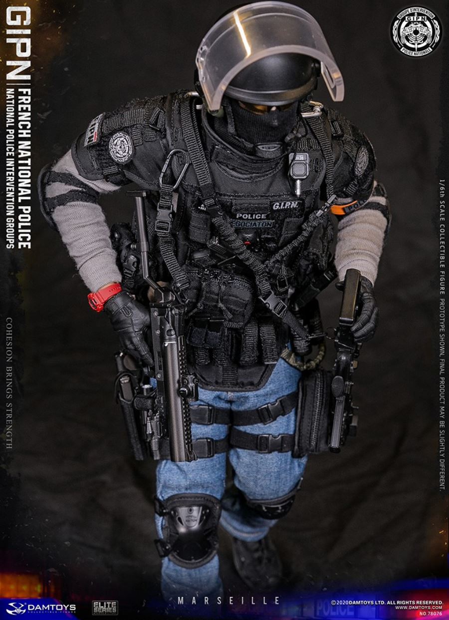 1/6 GIPN French National Police Intervention Team Marseille