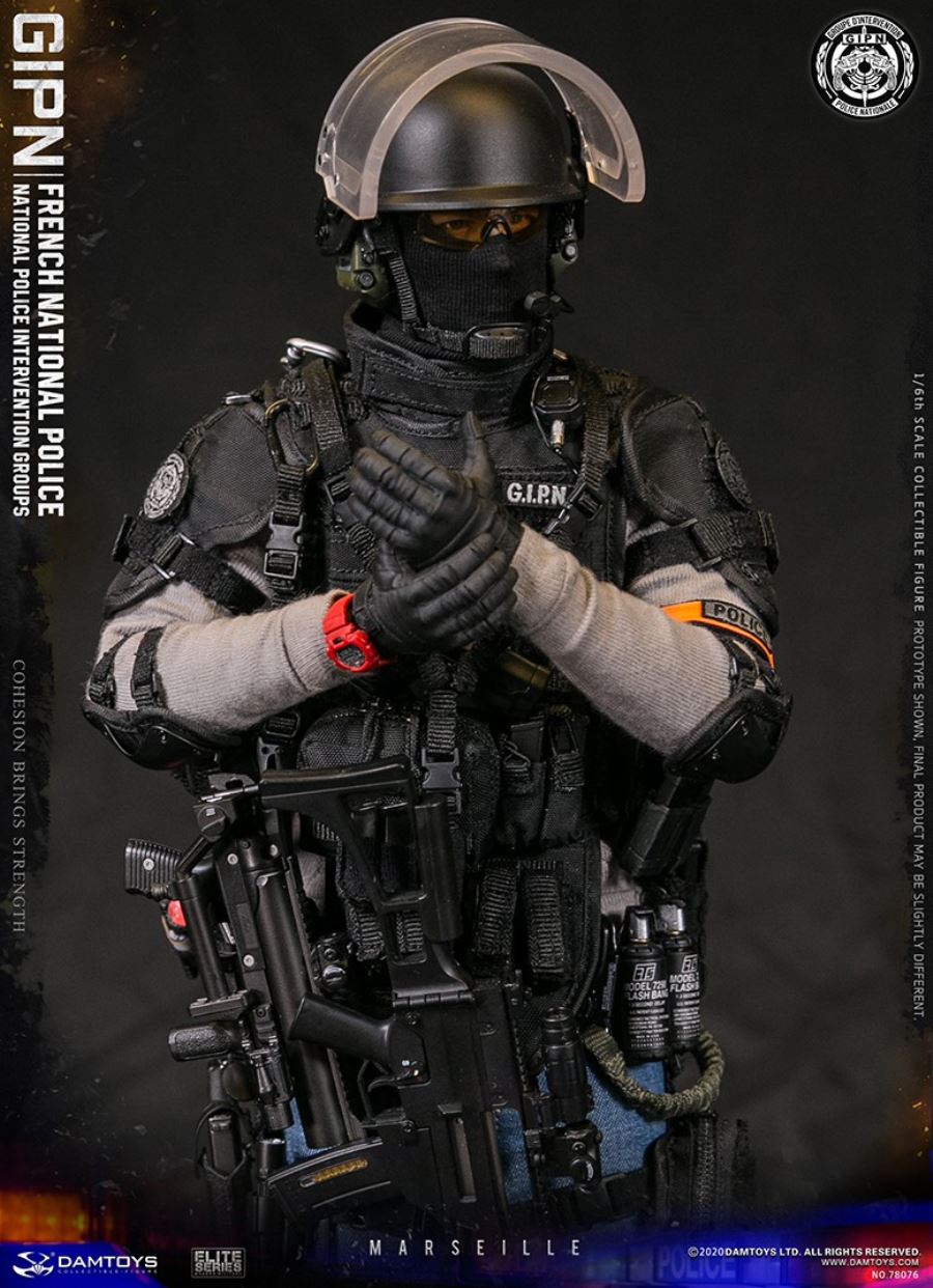 1/6 GIPN French National Police Intervention Team Marseille