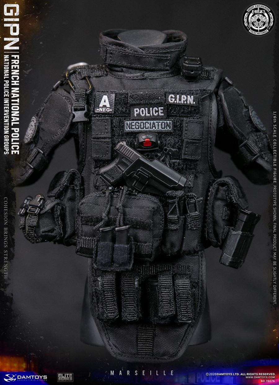 1/6 GIPN French National Police Intervention Team Marseille