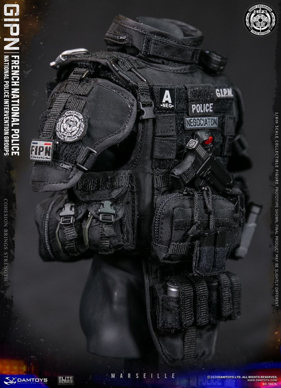 1/6 GIPN French National Police Intervention Team Marseille