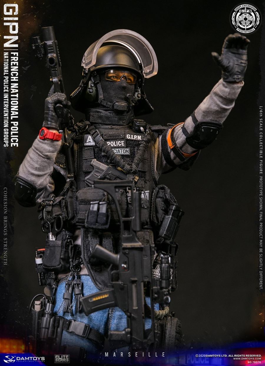 1/6 GIPN French National Police Intervention Team Marseille