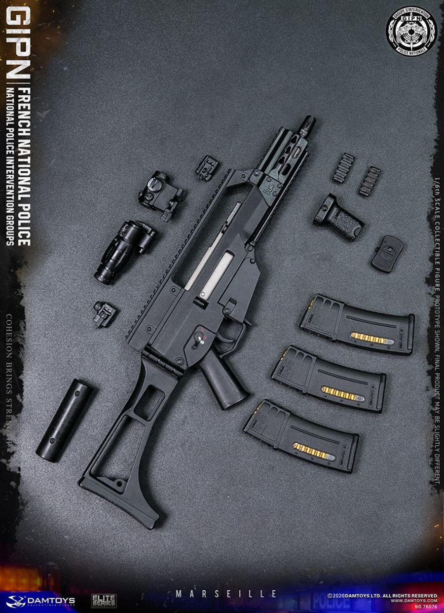 1/6 GIPN French National Police Intervention Team Marseille