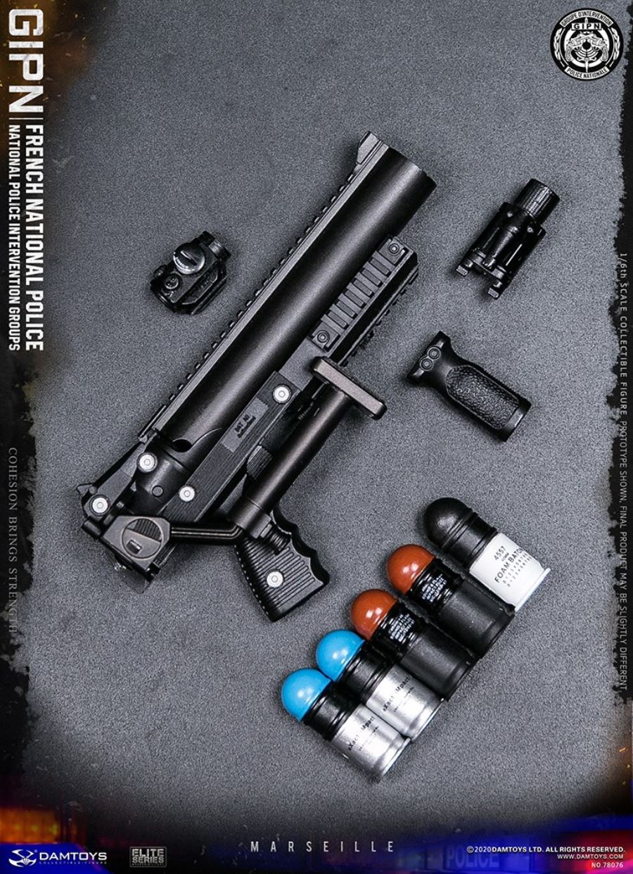 1/6 GIPN French National Police Intervention Team Marseille