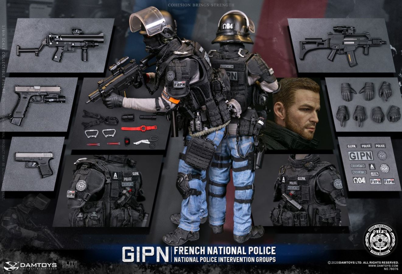 1/6 GIPN French National Police Intervention Team Marseille