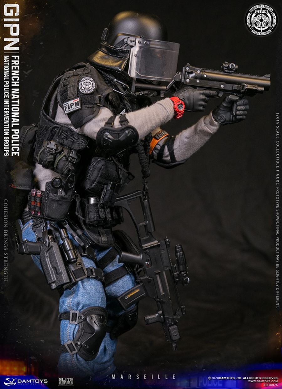 1/6 GIPN French National Police Intervention Team Marseille