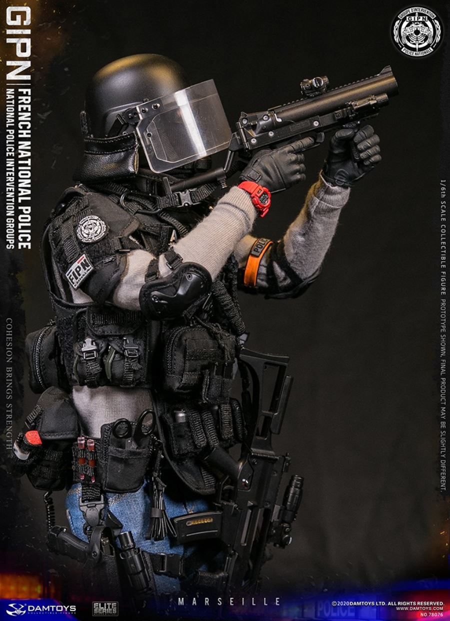 1/6 GIPN French National Police Intervention Team Marseille