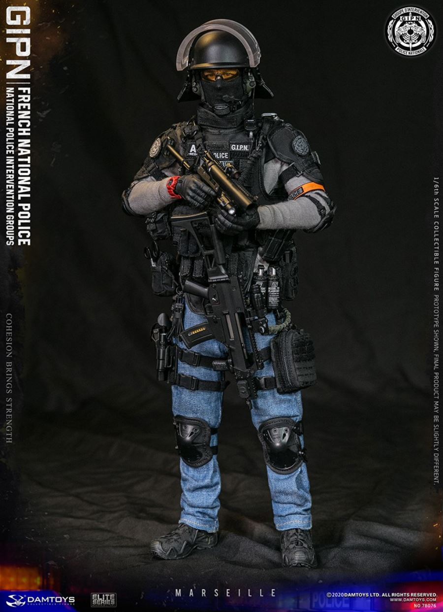 1/6 GIPN French National Police Intervention Team Marseille