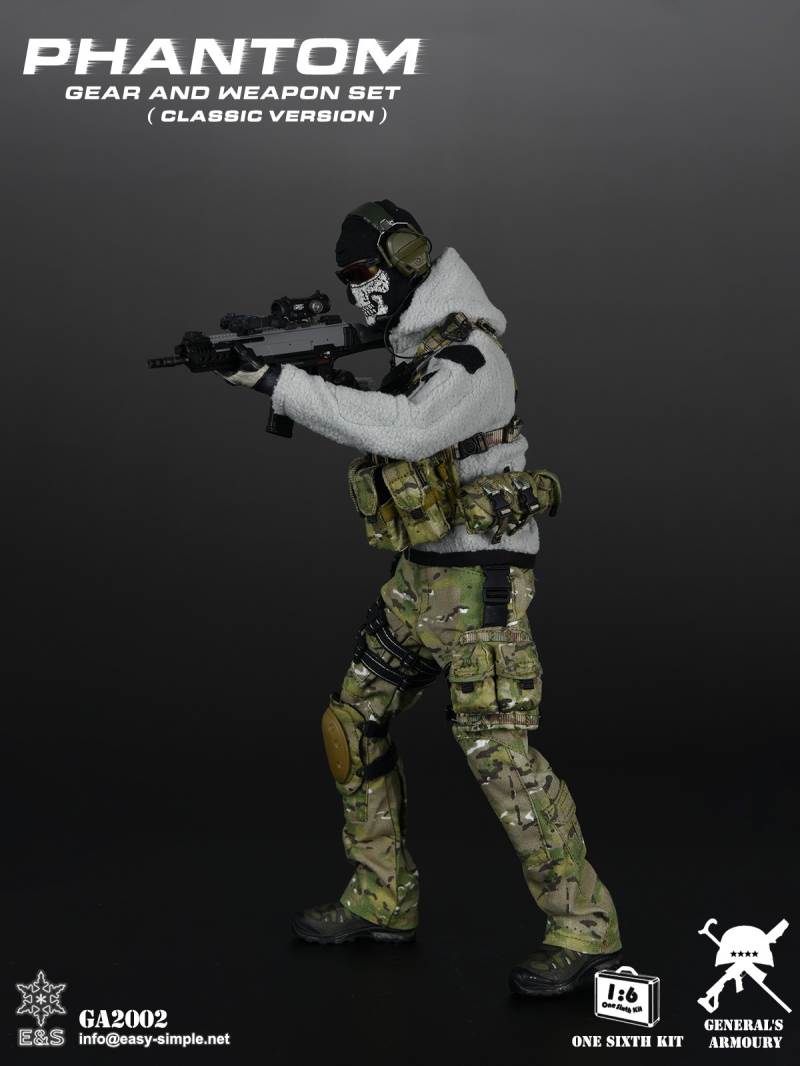 1/6 Modern Warfare Ghost Equipment Set
