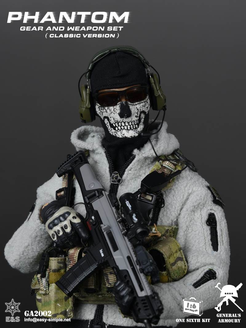 1/6 Modern Warfare Ghost Equipment Set