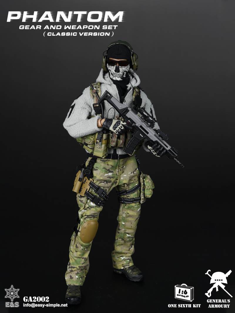 1/6 Modern Warfare Ghost Equipment Set