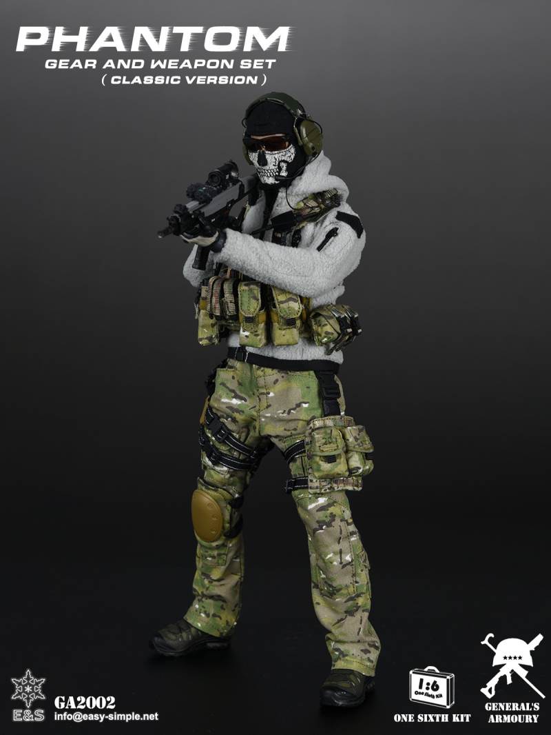1/6 Modern Warfare Ghost Equipment Set